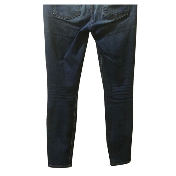 Seven for All Mankind 'The Ankle Skinny' Skinny Denim Jeans in a Dark Wash (28W) - Picture 9 of 10
